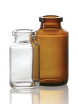 20 ml injectieflacon, amber, type 1 geblazen glas